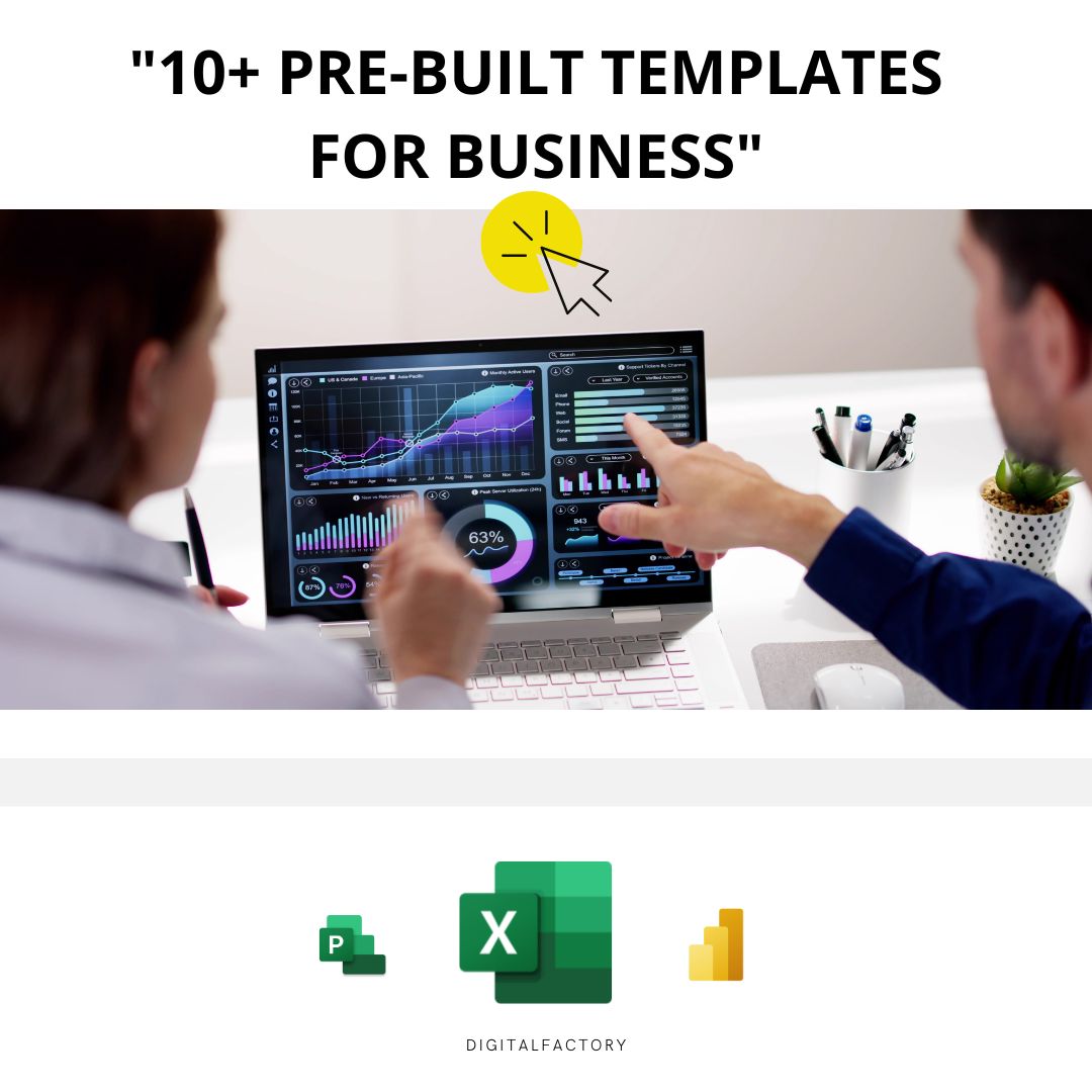 Pre built template on digital factory store
