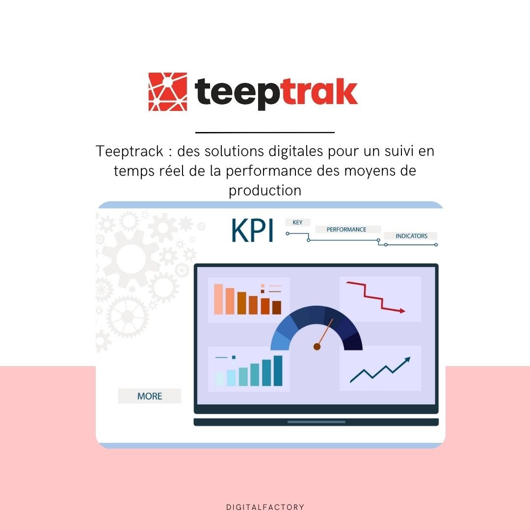 Teeptrack : des solutions digitales pour un suivi en temps réel de la performance des moyens de production - Digital factory