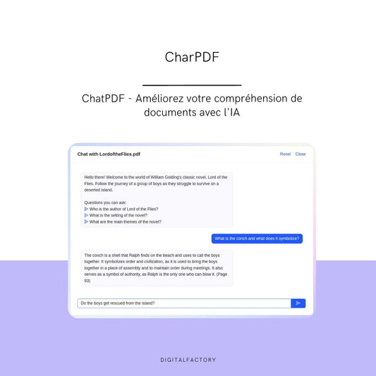 ChatPDF - Améliorez votre compréhension de documents PDF avec l'IA