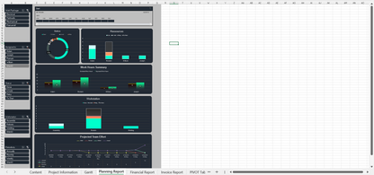 GMAO modèle de tableau de bord excel