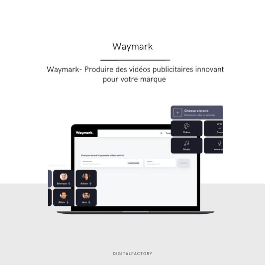 Waymark- Produce innovative advertising videos for your brand