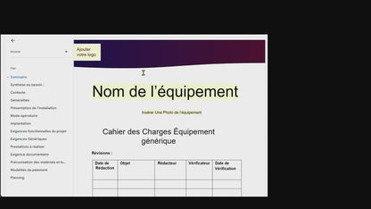 A7/ Modèle cahier des charges – Machine Industrielle - Doc