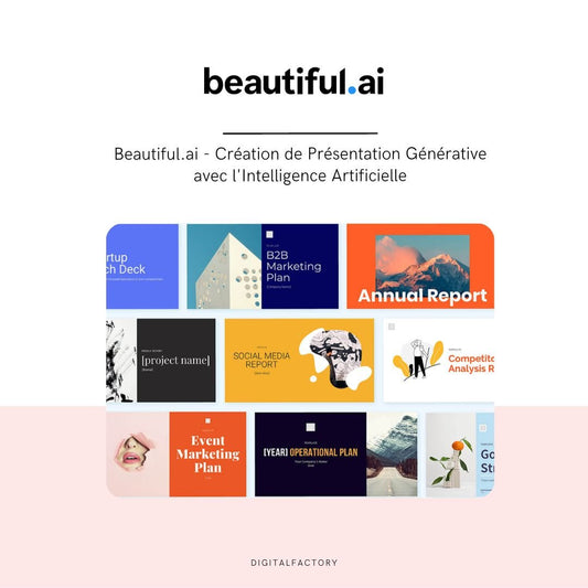 Beautiful.ai - Création de Présentation Générative avec l'Intelligence Artificielle - Digital factory