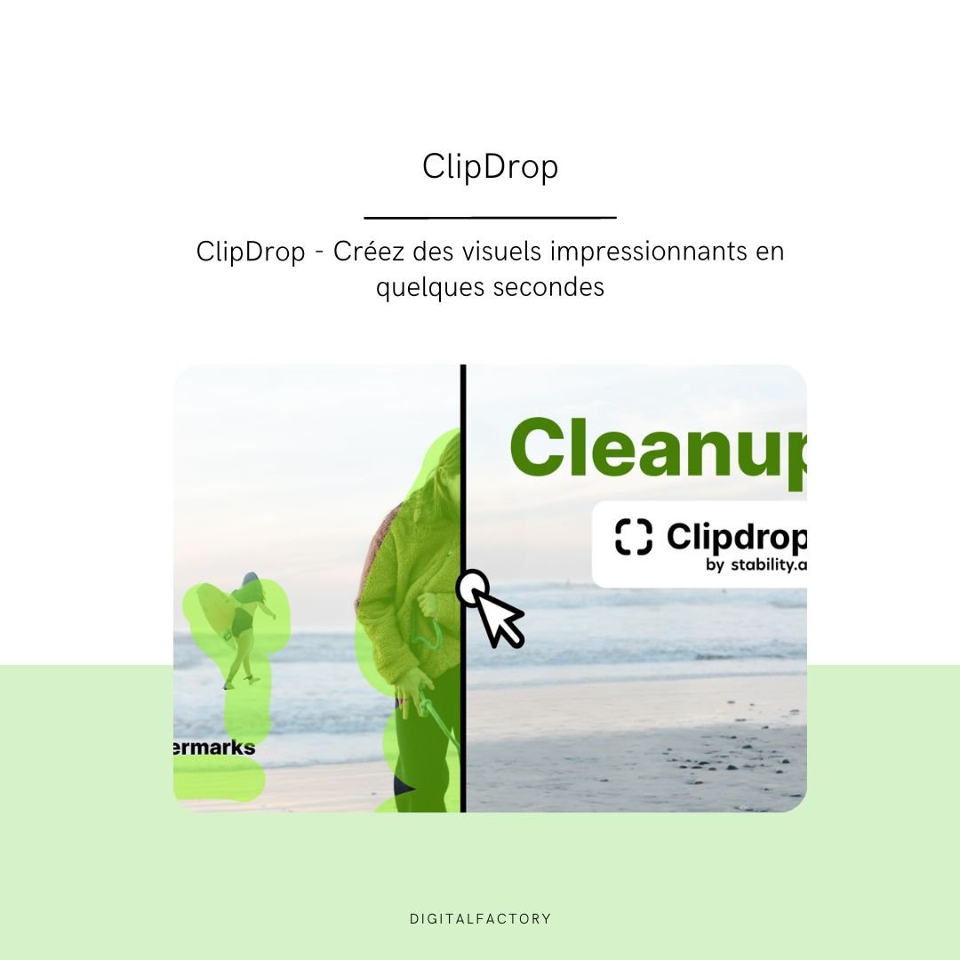 ClipDrop - Créez des visuels impressionnants en quelques secondes - Digital factory
