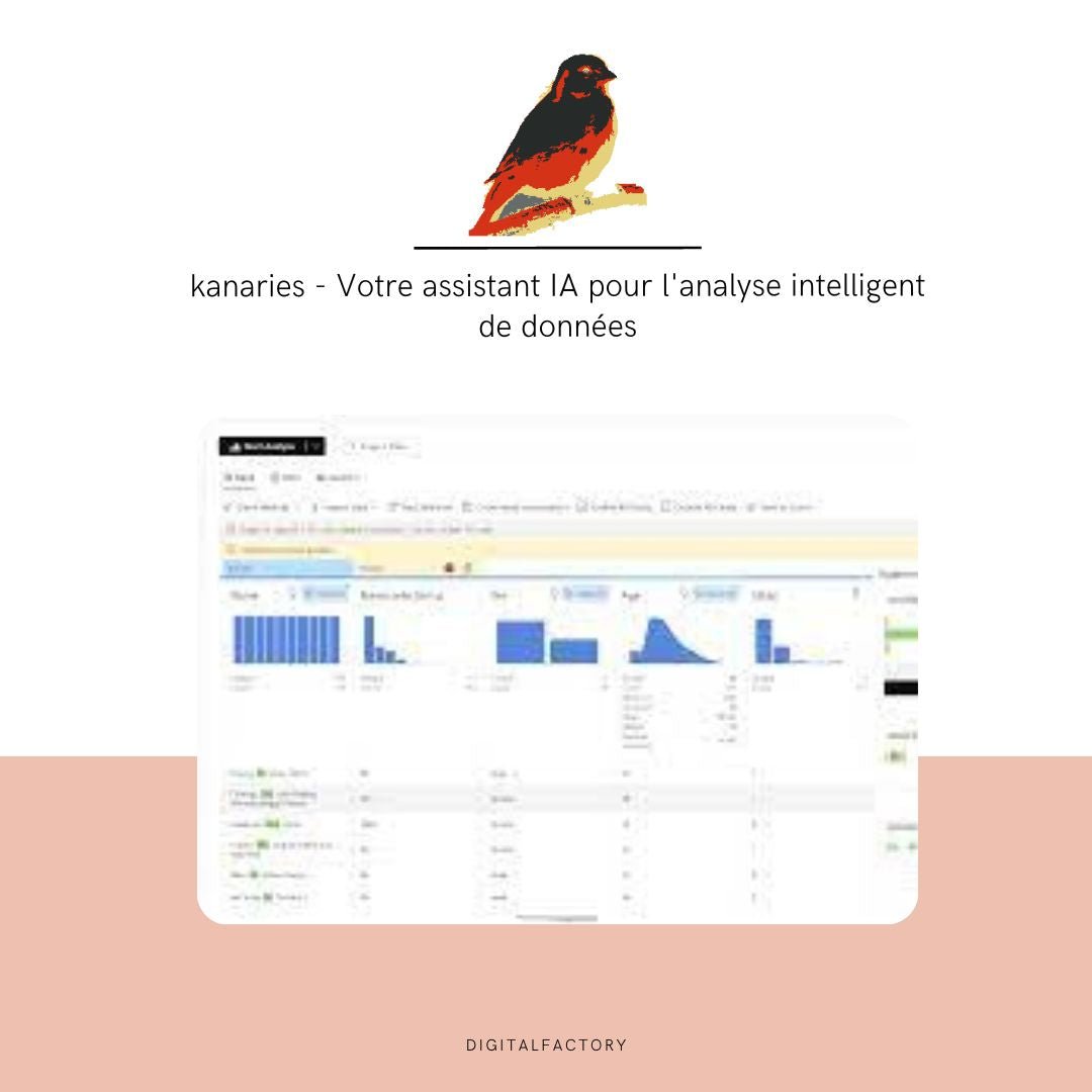 kanaries - Votre assistant IA pour l'analyse intelligent de données - Digital factory