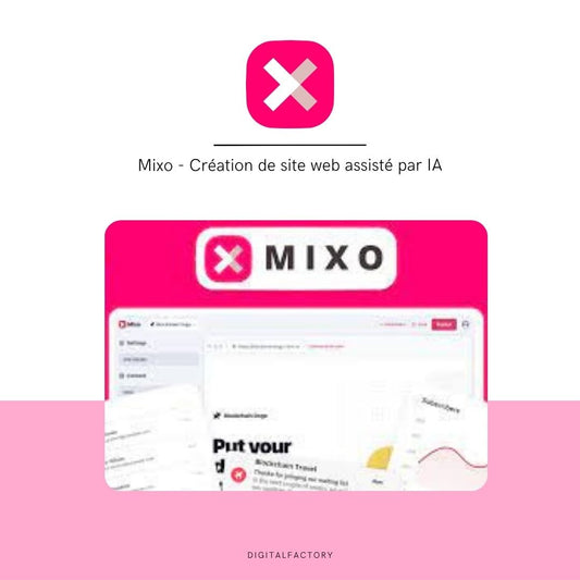 Mixo - Création de site web assisté par IA - Digital factory
