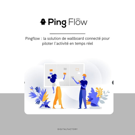 Pingflow : la solution de wallboard connecté pour piloter l'activité en temps réel - Digital factory